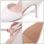 Schlicht Weiß Büro Damenschuhe 2018 Knöchelriemen 8 cm Stilettos Spitzschuh Hochhackige