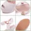 Moderne / Mode Blanche Chaussure De Mariée 2018 En Dentelle Fleur Perle Bride Cheville 14 cm Talons Aiguilles Peep Toes / Bout Ouvert Mariage Talons Hauts