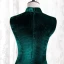 Chinese style Dark Green Cheongsam / Qipao Trumpet / Mermaid Evening Dresses  2021 High Neck Sleeveless Suede Evening Party Floor-Length / Long Formal Dresses