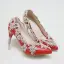 Chinese style Red Wedding Shoes 2018 Rhinestone 9 cm Crystal Stiletto Heels Pointed Toe Wedding Pumps