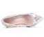 Scintillantes Ivoire Chaussure De Mariée 2018 Faux Diamant 8 cm Talons Aiguilles À Bout Pointu Mariage Escarpins