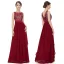 Chic / Beautiful Casual Summer Maxi Dresses 2019 A-Line / Princess Lace Scoop Neck Sleeveless Floor-Length / Long Womens Clothing