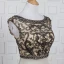 Luxury / Gorgeous Khaki Handmade  Beading Evening Dresses  2019 Trumpet / Mermaid Crystal Rhinestone Scoop Neck Sleeveless Backless Sweep Train Formal Dresses