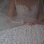 Luxury / Gorgeous High-end White Wedding Dresses 2021 Ball Gown Spaghetti Straps Sequins Sleeveless Backless Royal Train Wedding