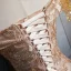 Élégant Champagne Robe De Soirée 2019 Princesse De l'épaule Perlage Gland Manches Courtes En Dentelle Fleur Cristal Dos Nu Longue Robe De Ceremonie