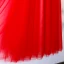 Chic / Belle Rouge Robe De Bal 2019 Princesse Encolure Dégagée En Dentelle Fleur Perlage Manches Courtes Longue Robe De Ceremonie