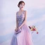 Chic / Beautiful Prom Dresses 2018 A-Line / Princess Beading Crystal Pearl Appliques V-Neck Backless Sleeveless Floor-Length / Long Formal Dresses