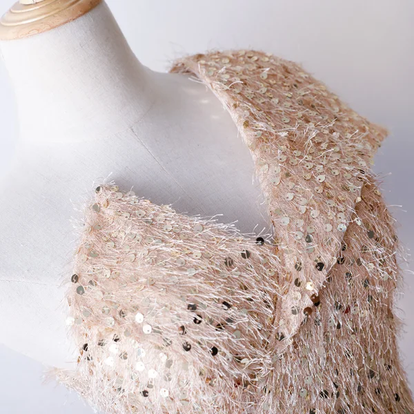 Elegante Burgunderrot Ballkleider 2019 A Linie One-Shoulder Rückenfreies Pailletten Quaste Ärmellos Sweep / Pinsel Zug Festliche Kleider