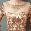 Charming Gold Evening Dresses  2019 Trumpet / Mermaid Scoop Neck Crystal Sequins 1/2 Sleeves Backless Floor-Length / Long Formal Dresses
