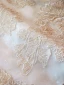 Luxe Champagne Robe De Mariée 2019 Robe Boule Encolure Dégagée En Dentelle Fleur Paillettes 3/4 Manches Royal Train