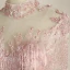 Luxury / Gorgeous Pearl Pink Evening Dresses  2018 A-Line / Princess Handmade  Beading Tassel Crystal Sequins Appliques Scoop Neck Backless Short Sleeve Court Train Formal Dresses