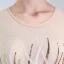 Chic / Beautiful Champagne Evening Dresses  2019 A-Line / Princess Scoop Neck Sequins Sleeveless Floor-Length / Long Formal Dresses