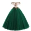 Vintage / Retro Dark Green Prom Dresses 2019 Ball Gown Appliques Lace Off-The-Shoulder Short Sleeve Backless Floor-Length / Long Formal Dresses