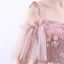 Chic / Beautiful Pearl Pink Prom Dresses 2019 A-Line / Princess Spaghetti Straps Appliques Lace Beading Crystal Rhinestone Short Sleeve Backless Floor-Length / Long Formal Dresses