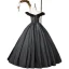 Vintage / Retro Black Quinceañera Prom Dresses 2021 Ball Gown Ruffle Off-The-Shoulder Beading Sequins Lace Flower Sleeveless Backless Floor-Length / Long Formal Dresses