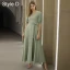 Modest / Simple Sage Green Bridesmaid Dresses 2021 A-Line / Princess Scoop Neck Bow Short Sleeve Backless Bridesmaid Wedding Party Dresses