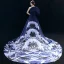 Vintage / Retro Chinese style Navy Blue Evening Dresses  2019 A-Line / Princess One-Shoulder Printing Long Sleeve Chapel Train Formal Dresses