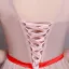 Chic / Beautiful Red Prom Dresses 2018 A-Line / Princess Appliques Crystal Bow V-Neck Backless Sleeveless Floor-Length / Long Formal Dresses