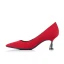 Chic / Belle Rouge Désinvolte Escarpins 2019 Daim 6 cm Talons Aiguilles À Bout Pointu Escarpins