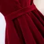 Chic / Beautiful Burgundy Evening Dresses  2019 A-Line / Princess Spaghetti Straps Suede Sash Sleeveless Backless Floor-Length / Long Formal Dresses