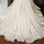 Élégant Champagne Robe De Mariée 2018 Robe Boule En Dentelle Fleur Encolure Dégagée Dos Nu Sans Manches Royal Train Mariage