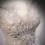 Chic / Beautiful Grey Evening Dresses  Prom Dresses 2021 A-Line / Princess Off-The-Shoulder Beading Sequins Lace Flower Sleeveless Backless Sweep Train Evening Party Prom Formal Dresses