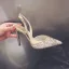 Chic / Beautiful Multi-Colors Evening Party Womens Shoes 2019 Leather Ankle Strap Rhinestone 10 cm Stiletto Heels Pointed Toe High Heels