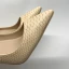 Simple Beige Désinvolte Escarpins 2019 Cuir Motif Peau De Serpent 10 cm Talons Aiguilles À Bout Pointu Escarpins