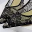 Fine Sølv Blonder Aften Pumps 2019 8 cm Stiletthæler Spisse Pumps