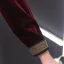Élégant Bordeaux Robe De Soirée 2019 Encolure Dégagée Daim 3/4 Manches Thé Longueur Robe De Ceremonie