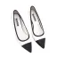 Chic / Beautiful Black White Casual Pumps 2019 Leather 7 cm Stiletto Heels Pointed Toe Pumps