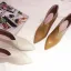 Simple Beige Désinvolte Bottes Femme 2019 Cuir 7 cm Talons Aiguilles À Bout Pointu Bottes
