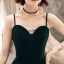 Simple Couleur Unie Vert Foncé de retour Robe De Graduation 2019 Princesse Bretelles Spaghetti Daim Sans Manches Dos Nu Longueur Cheville Robe De Ceremonie