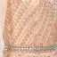 Luxury / Gorgeous Gold Handmade  Beading Evening Dresses  2019 Trumpet / Mermaid Scoop Neck Crystal Rhinestone Long Sleeve Sweep Train Formal Dresses