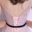 Élégant Rougissant Rose Robe De Soirée 2018 Princesse Tachetée Ceinture Bretelles Spaghetti Dos Nu Sans Manches Longue Robe De Ceremonie