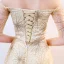 Scintillantes Doré Robe De Soirée 2018 Princesse Glitter Paillettes Métal Ceinture De l'épaule Dos Nu Manches Courtes Longue Robe De Ceremonie