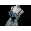 Chic / Beautiful Jade Green Evening Dresses  2019 A-Line / Princess Spaghetti Straps Suede Sleeveless Backless Floor-Length / Long Formal Dresses