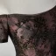 Chic / Belle Chocolat Robe De Soirée 2019 Princesse De l'épaule Perlage En Dentelle Paillettes Manches Courtes Dos Nu Longue Robe De Ceremonie