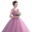Chic / Beautiful Blushing Pink Prom Dresses 2019 A-Line / Princess Scoop Neck Beading Lace Flower Appliques Sleeveless Backless Floor-Length / Long Formal Dresses