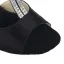 Fashion Black Rhinestone Prom Latin Dance Shoes 2021 T-Strap 7 cm Stiletto Heels Open / Peep Toe Womens Sandals High Heels