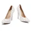 Chic / Beautiful Ivory Wedding Shoes 2019 Rhinestone Lace Flower 11 cm Stiletto Heels Pointed Toe Wedding Pumps