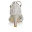 Mode Champagne En Dentelle Chaussure De Mariée 2021 Satin 6 cm Talons Aiguilles À Bout Rond Mariage Talons Hauts