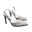 Charmant Ivoire Chaussure De Mariée 2019 Polyester Bride Cheville Perlage Faux Diamant Perle 9 cm Talons Aiguilles À Bout Pointu Mariage Talons Hauts