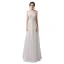 Charmant Ivory / Creme Brautkleider / Hochzeitskleider 2021 A Linie Tiefer V-Ausschnitt Perlenstickerei Pailletten Ärmellos Rückenfreies Lange Hochzeit
