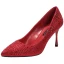 Stylowe / Modne Srebrny Buty Ślubne 2019 Rhinestone 8 cm Szpilki Szpiczaste Ślub Czółenka