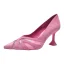 Moderne / Mode Rose Bonbon Soirée Escarpins 2019 Cuir Daim 8 cm Talons Aiguilles À Bout Pointu Escarpins
