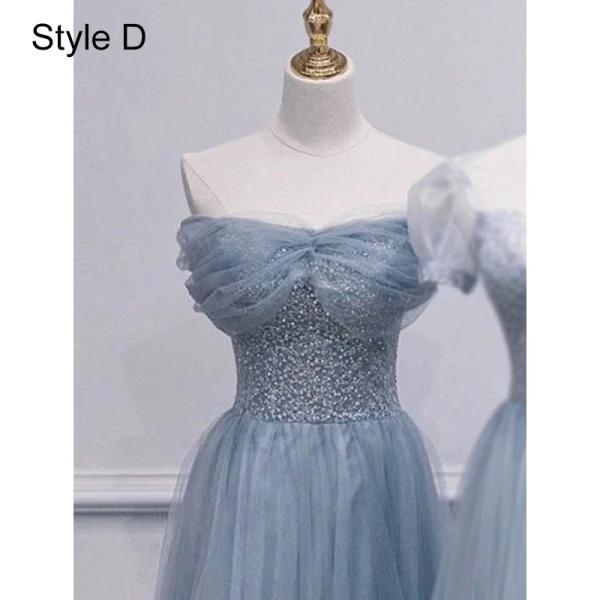Modest / Simple Sky Blue Bridesmaid Dresses 2021 A-Line / Princess Short Sleeve Backless Beading Pearl Floor-Length / Long Bridesmaid Wedding Party Dresses