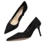 Chic / Beautiful Black Rhinestone Pumps 2021 7 cm Stiletto Heels Evening Party Pointed Toe Pumps High Heels