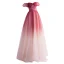 Chic / Belle Bordeaux Cristal Paillettes Robe De Bal 2021 Princesse De l'épaule Manches Courtes Dos Nu Longue Promo Robe De Ceremonie