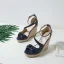 Fashion Yellow Street Wear Waterproof Womens Sandals 2021 Ankle Strap 11 cm Platform Wedges Open / Peep Toe Sandals